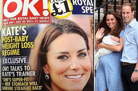杂志标榜英王妃产后瘦身法遭批 向读者道歉(图)